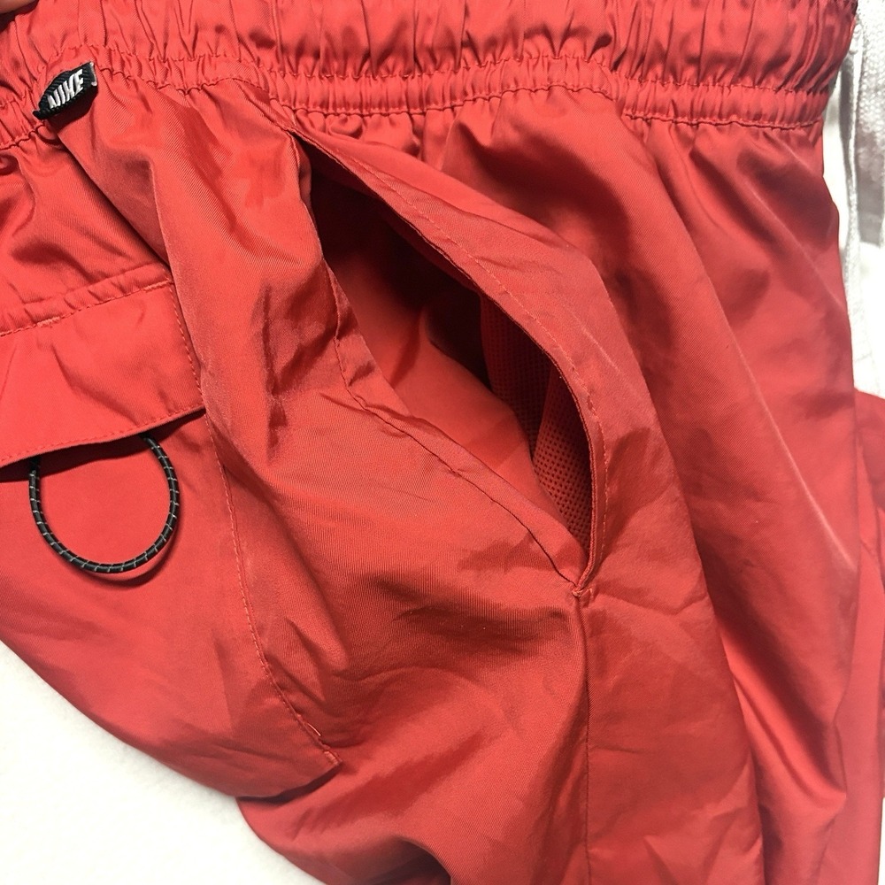 Nike Sportswear Woven Lined Flow Shorts Red Mens Size L - Picture 14 of 14